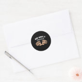 Sticker Rond Et Un Sandwich Knuckle - Poignard De Boxe (Enveloppe)