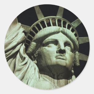 Sticker Rond État de la liberté