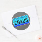 Sticker Rond État du Chaos (Enveloppe)