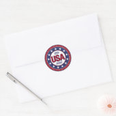 Sticker Rond États-Unis 1776 - 2026 (Enveloppe)