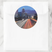 Sticker Rond États-Unis, Californie, Los Angeles, 110 Freeway (Sac)