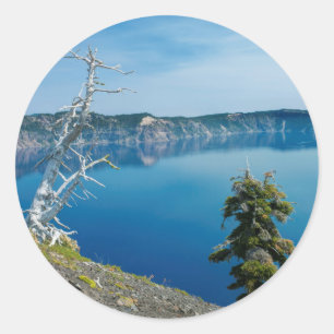 Sticker Rond États-Unis, Oregon, Crater Lake National Park 4