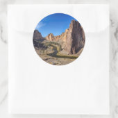 Sticker Rond États-Unis, Oregon, Smith Rock State Park (Sac)