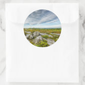 Sticker Rond États-Unis, Virginie occidentale, Davis. Landscape (Sac)