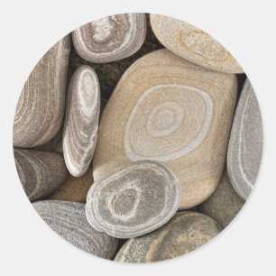 Sticker Rond États-Unis, Washington, Seabeck. Rapprochement De