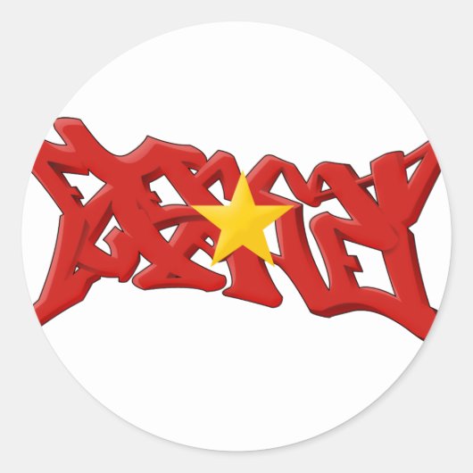 Sticker Rond Eternal Lyphe Vietnam (Devant)