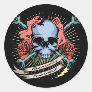 Sticker Rond Éternellement gracieux