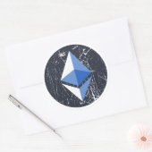 Sticker Rond ethereum (Enveloppe)