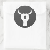 Sticker Rond Ethereum Bull (Sac)