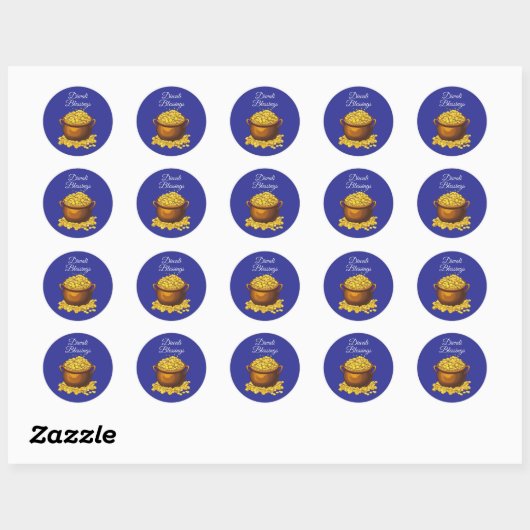 Sticker Rond Étincelle & Joie (Feuille)
