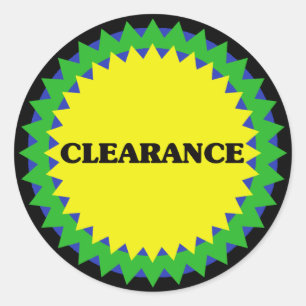 Sticker Rond ÉTIQUETAGE Vente au détail