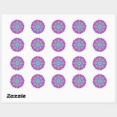 Sticker Rond Etiquette (Feuille)