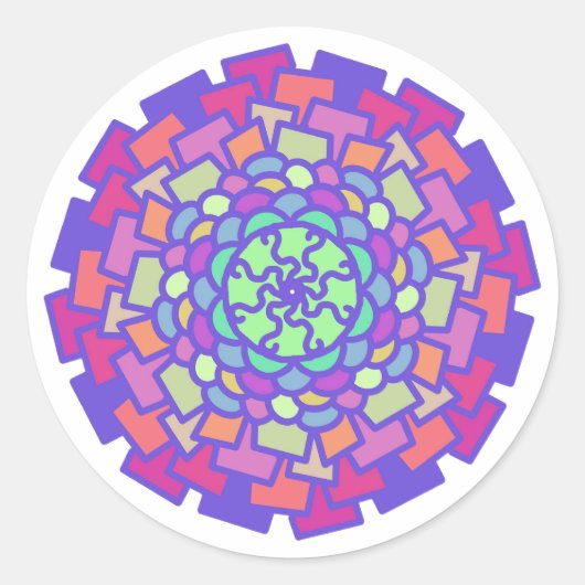 Sticker Rond Etiquette (Devant)