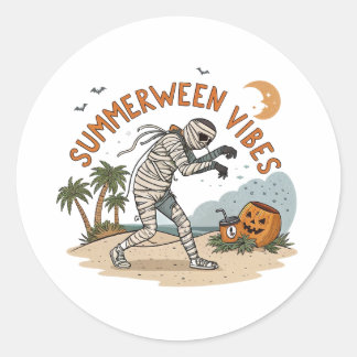 Sticker Rond Étiquettes-cadeaux Halloween pour sacs de friandis