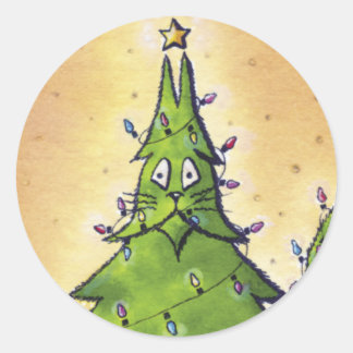 Sticker Rond Etiquettes d'enveloppe