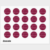 Sticker Rond Etiquettes d'enveloppe (Feuille)