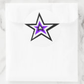 Sticker Rond étoile (Sac)