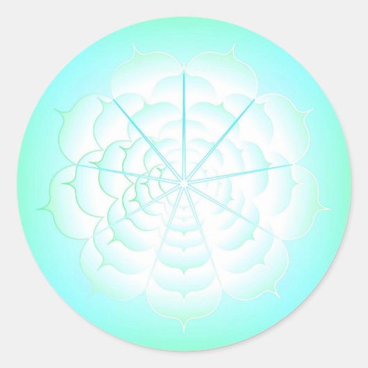 Sticker Rond Étoile brillante4 (Devant)