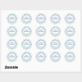 Sticker Rond Étoile de David Hanoukka (Feuille)