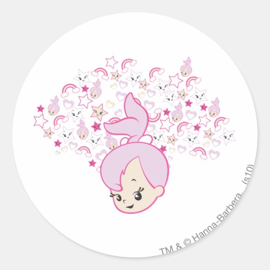 Sticker Rond Étoile PEBLES™ (Devant)