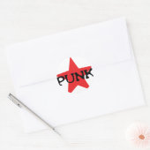 Sticker Rond étoile punk (Enveloppe)
