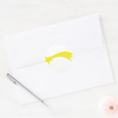 Sticker Rond étoile x-mas - étoile en chute (Enveloppe)