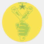 Sticker Rond étoile Y (Devant)