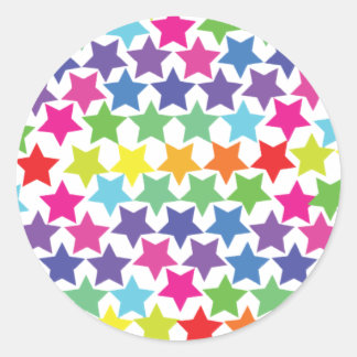 Sticker Rond Étoiles