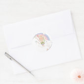 Sticker Rond Etoiles arc-en-ciel PEBBLES™ (Enveloppe)