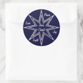 Sticker Rond étoiles brillantes (Sac)