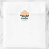 Sticker Rond Etre 60 est Sweet T-shirts et cadeaux (Sac)