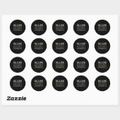 Sticker Rond Être Comme La Subtraction Et Faire Une Différence (Feuille)