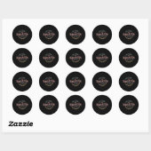 Sticker Rond Être Comme La Subtraction Et Faire Une Différence (Feuille)
