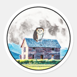 Sticker Rond Être jour et nuit