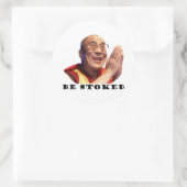 Sticker Rond Être stocké (Sac)