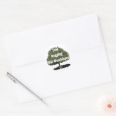 Sticker Rond étreinte d'arbre (Enveloppe)