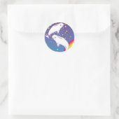 Sticker Rond Étroits et arcs-en-ciel (Sac)