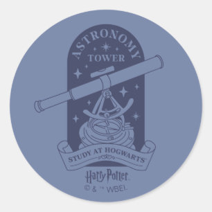 Sticker Rond Étude à la tour d'astronomie HOGWARTS™