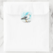 Sticker Rond Étude Seagull 1 (Sac)