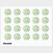 Sticker Rond Eucalyptus (Feuille)