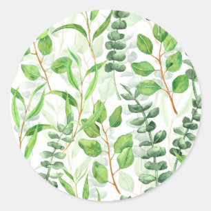 Sticker Rond Eucalyptus
