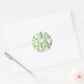 Sticker Rond Eucalyptus (Enveloppe)