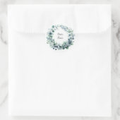 Sticker Rond Eucalyptus Botanique (Sac)