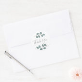 Sticker Rond Eucalyptus Feuilles (Enveloppe)