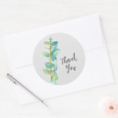 Sticker Rond Eucalyptus Merci Herb (Enveloppe)