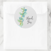 Sticker Rond Eucalyptus Merci Herb (Sac)