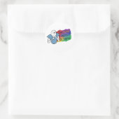 Sticker Rond Euh, Sentiments ! Supprimez, n'Express pas ! (Sac)