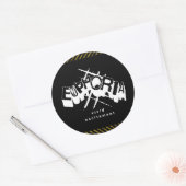 Sticker Rond Euphoria Vivid Excitation (Enveloppe)
