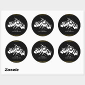 Sticker Rond Euphoria Vivid Excitation (Feuille)