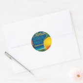 Sticker Rond Eureka Florida Citrus (Enveloppe)